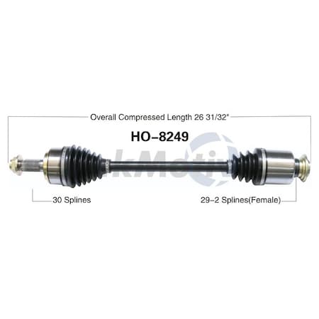 Surtrack Axle Cv Axle Shaft, Ho-8249 HO-8249